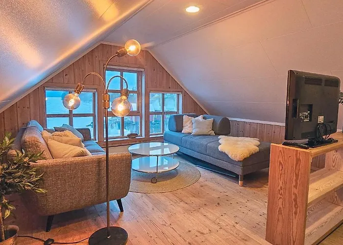 펜션 Fjordside Boathouse Hardanger Kvam (Hordaland)