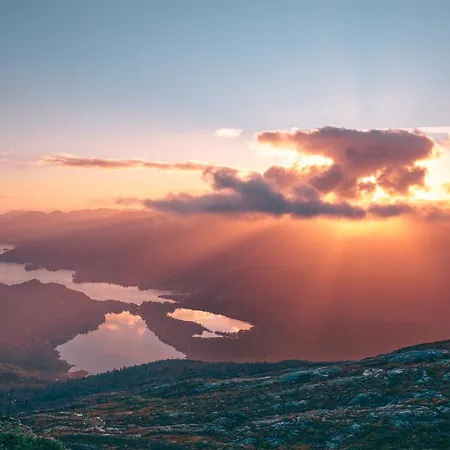 Tatil Evi Fjordside Boathouse Hardanger Kvam (Hordaland)
